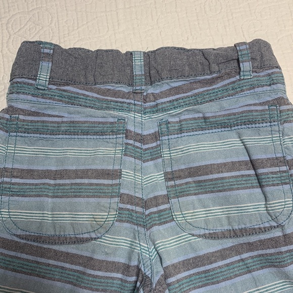 3T (6/$20) Teal Cotton Striped Shorts by Cherokee - Picture 13 of 15